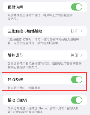 城东苹果授权维修站分享iPhone轻点无法唤醒怎么办