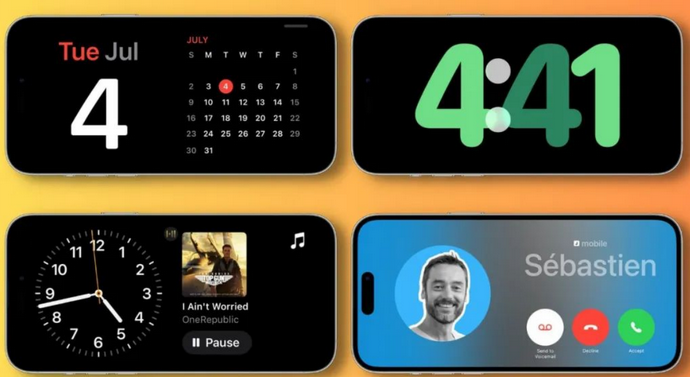 城东苹果手机维修分享iOS17横屏充电待机显示有什么好处 