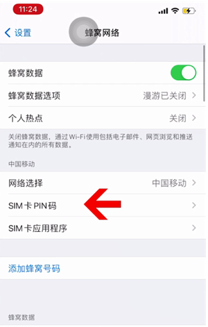 城东苹果14维修网分享如何给iPhone14的SIM卡设置密码 