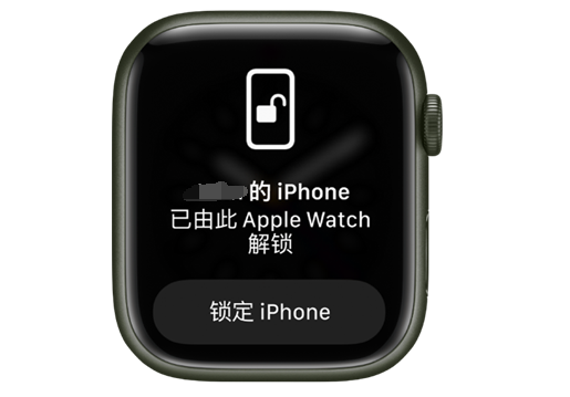 城东苹果手机维修分享用 AppleWatch 解锁配备面容 ID 的 iPhone方法 