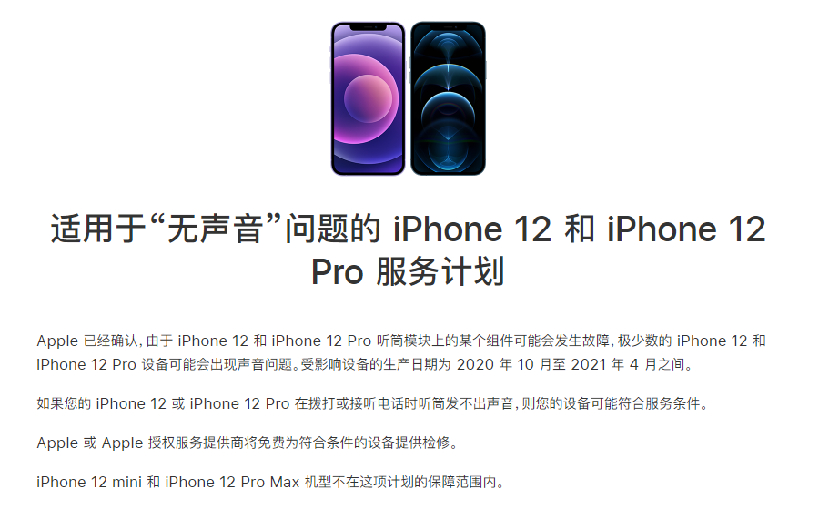 城东苹果手机维修分享iPhone 12/Pro 拨打或接听电话时无声音怎么办 